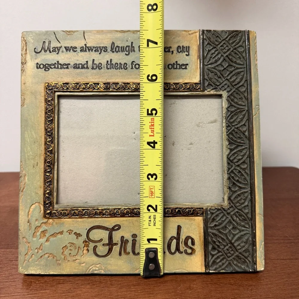 Stone Carved “Friends” Decorative Picture Frame